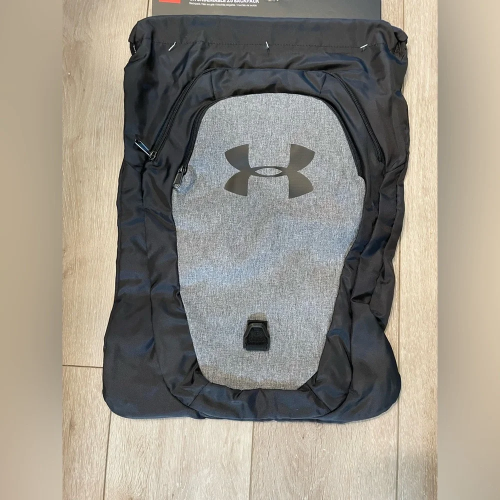 Under Armour Adult Undeniable 2.0 Sackpack , Black Gray - Picture 2 of 5